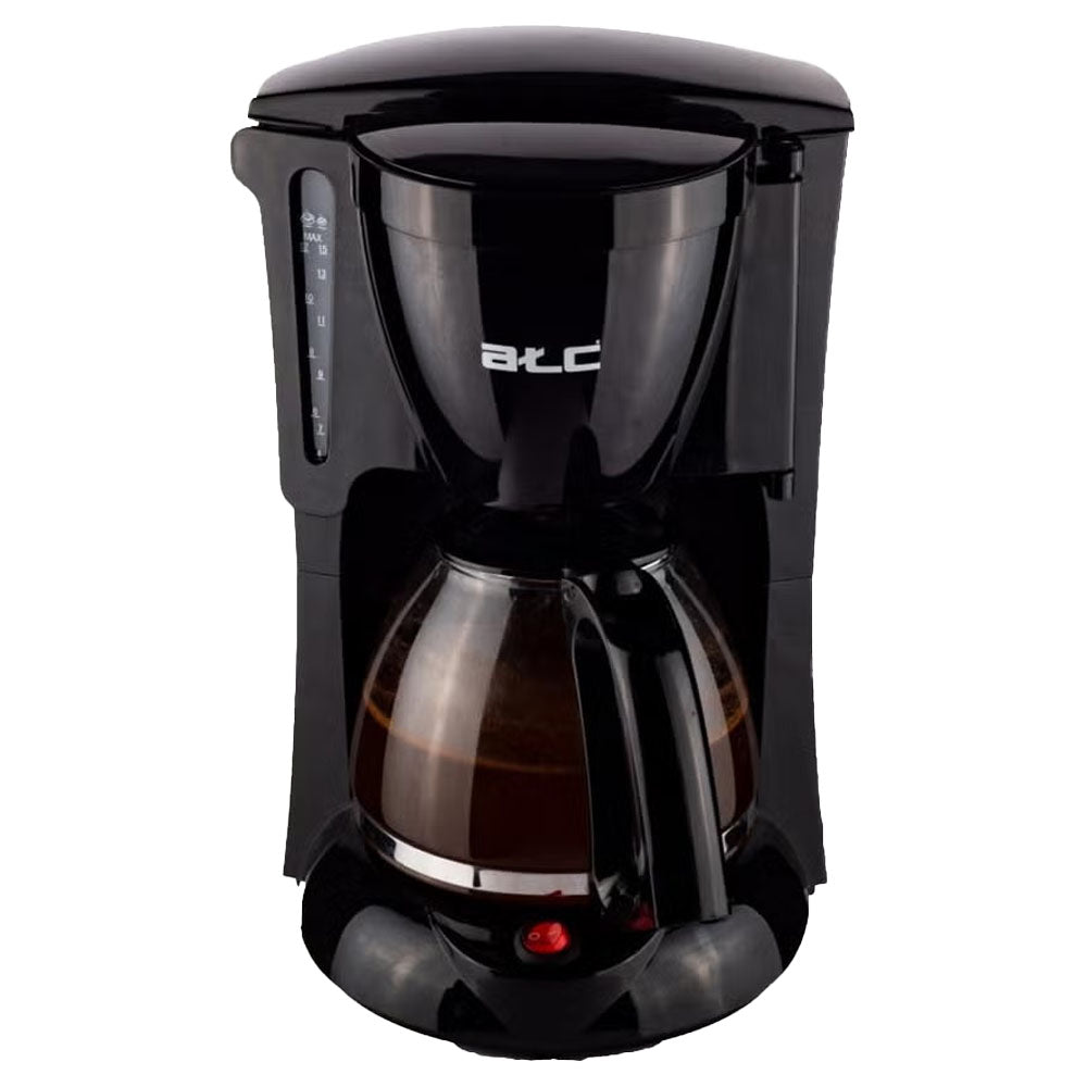 ATC Coffee Maker 1.25L 1000W - H-CM1812 - Black | Fast & Efficient Brewing