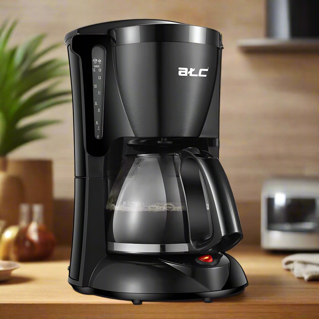 ATC Coffee Maker 1.25L 1000W - H-CM1812 - Black | Fast & Efficient Brewing