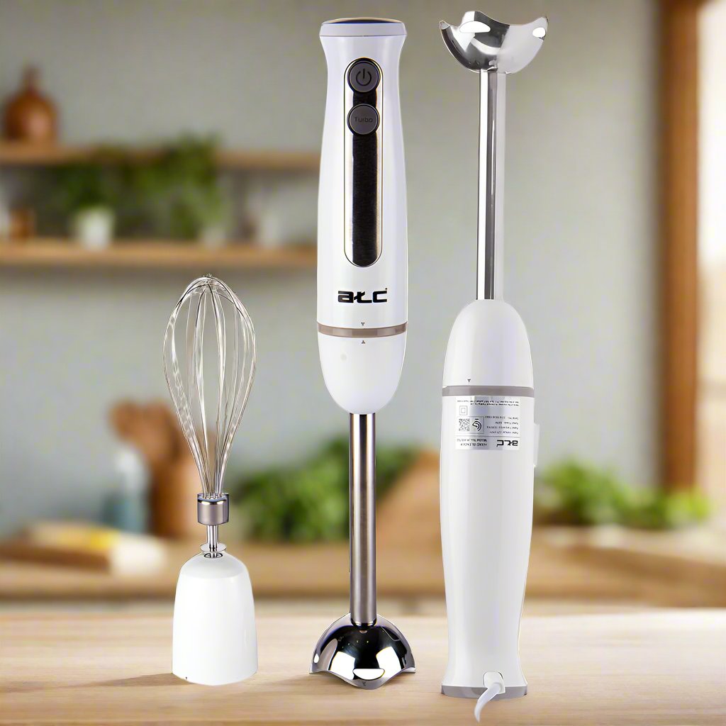ATC Steel Hand Blender 2 in 1 H-HB792 White/Grey