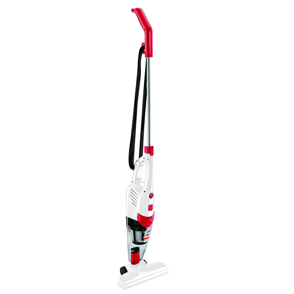 BISSELL Featherweight 2-in-1 Upright Vacuum Cleaner, 450W, Lightweight, Red/White, 0.5L