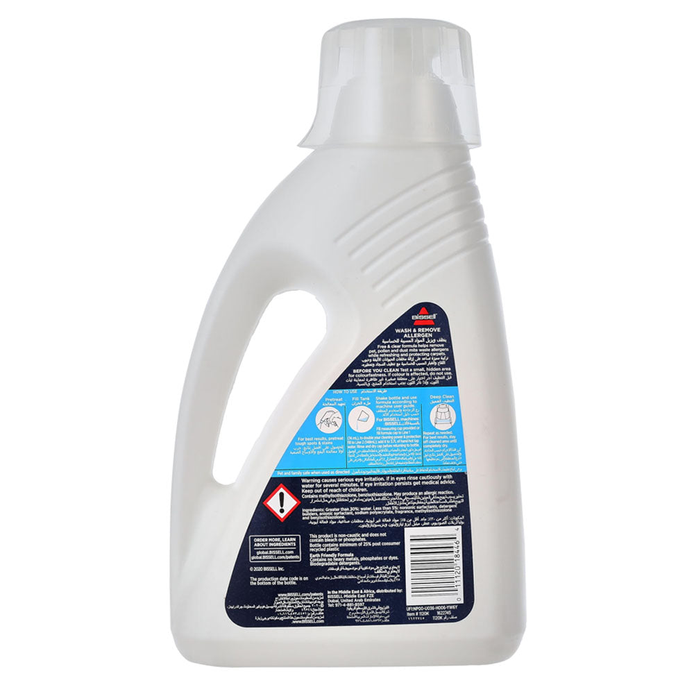 BISSELL 1120K Wash & Remove Allergen Formula 1.5L β Deep Clean & Eliminate Allergens