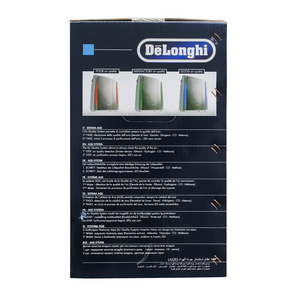 De'Longhi Air Purifier - Gray, AC 150 | Advanced Air Filtration for Cleaner Air