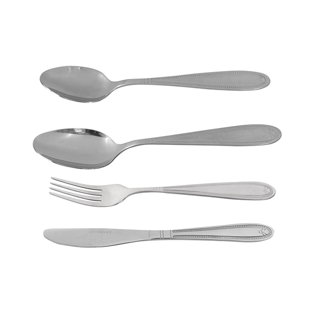 Del Casa 25-Piece Stainless Steel Cutlery Set - Model DC1170 | Elegant & Durable Dining Utensils