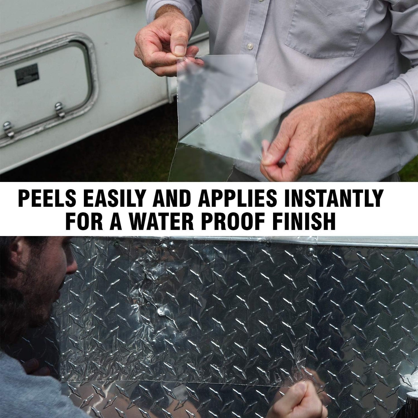 Fix Tape The Original (As Seen On TV), Rubberized Waterproof Boat Repair 8 inches x 5 feet