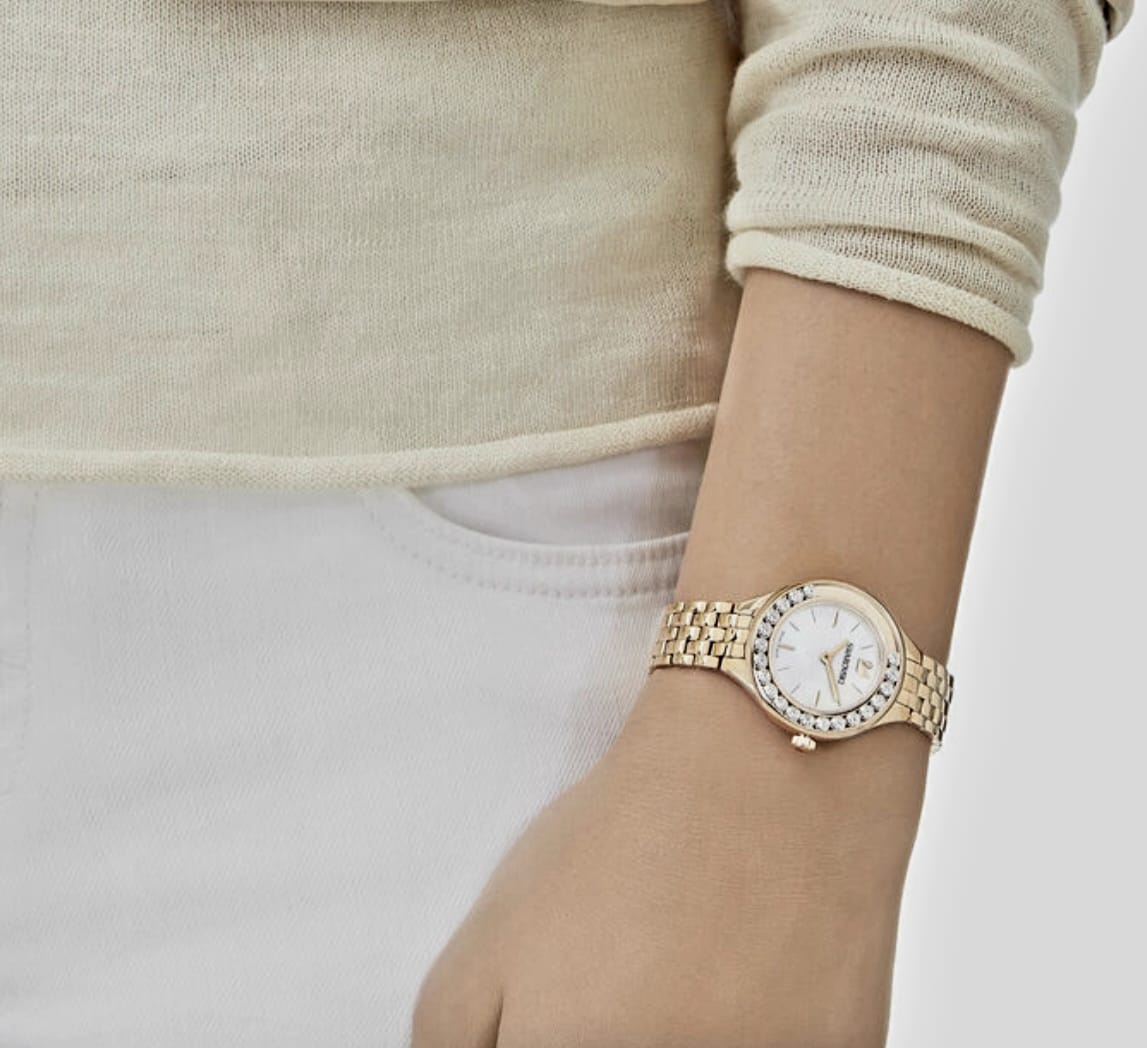 Swarovski Dancing Crystal Rose Gold Watch