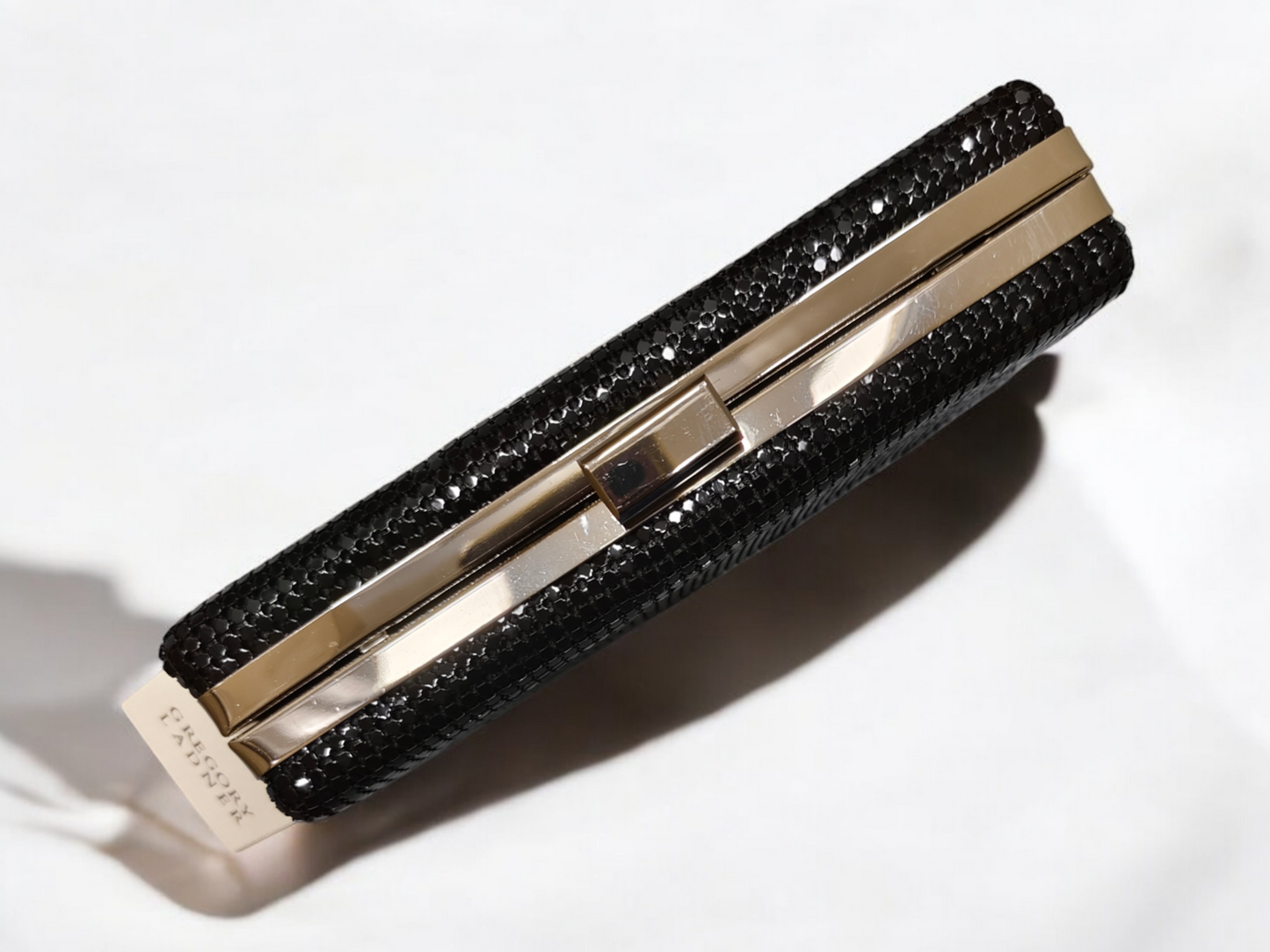 Gregory Ladner Glomesh Rectangle Clutch - Black
