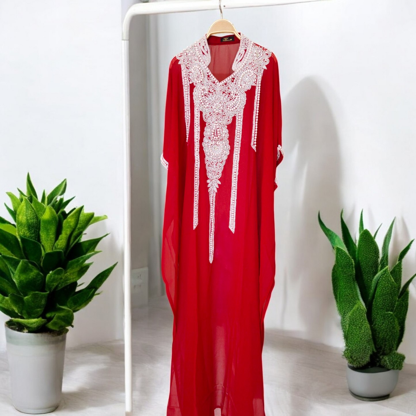 SARAYA | Al Hoor - Maroon Jalabiya