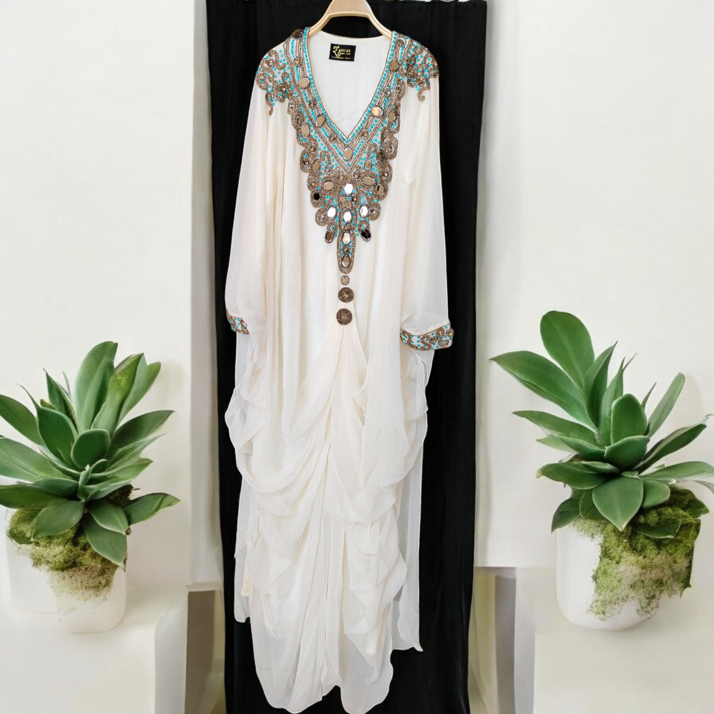 ZAHRA'S | Maram Royal Blue Jalabiya