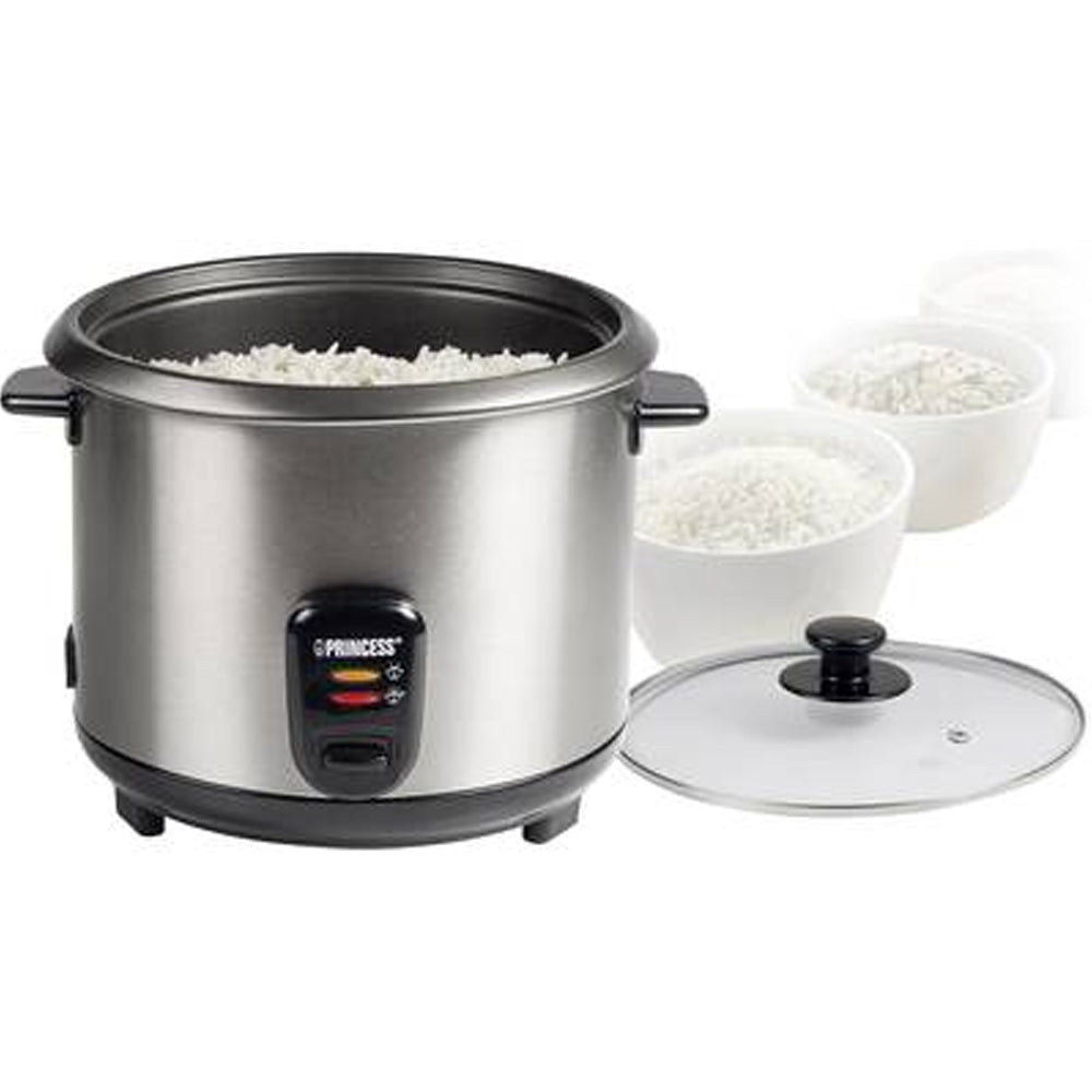 Princess 271949 Stainless Steel Rice Cooker – Versatile 1.8L Rice Cooker with Keep Warm Function