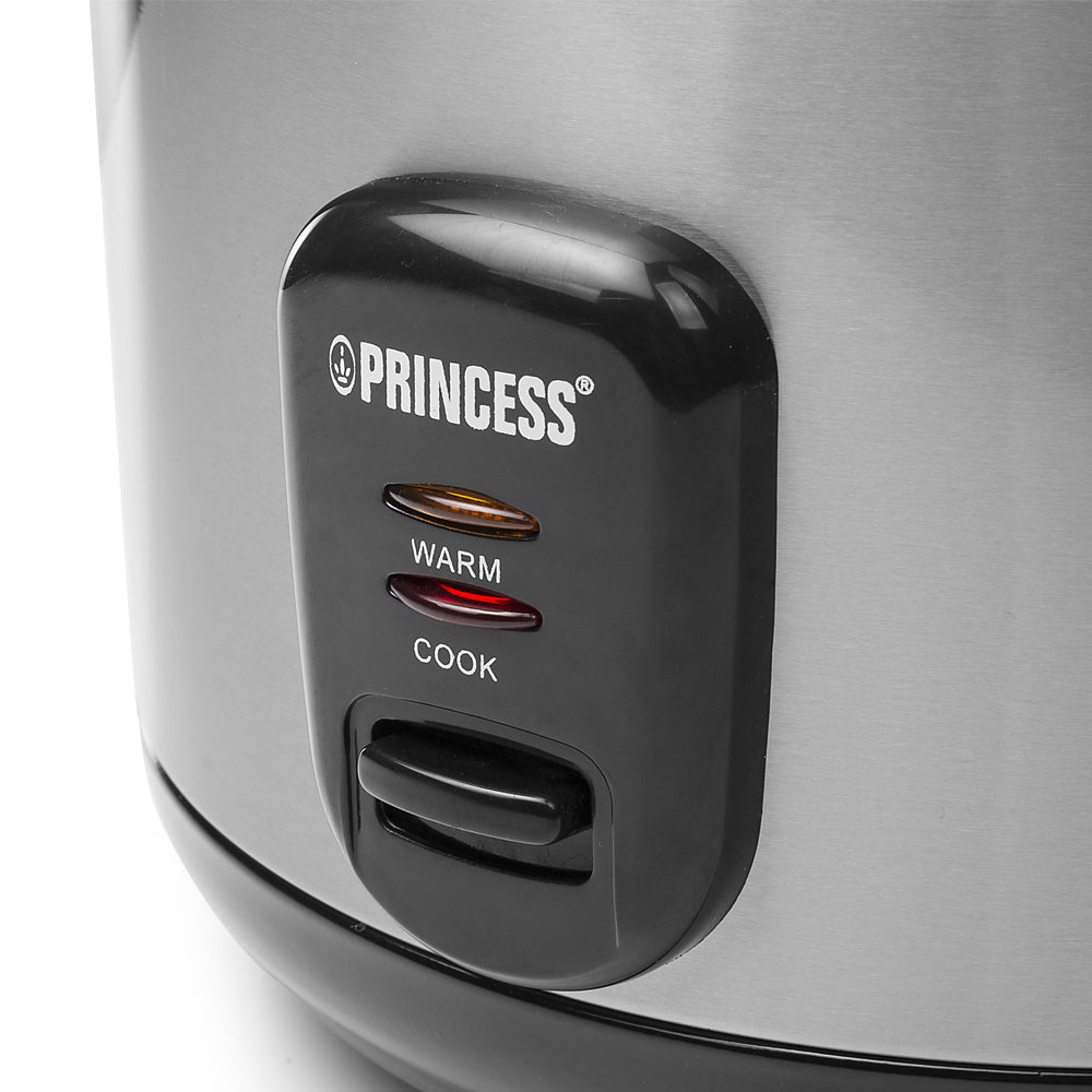 Princess 271949 Stainless Steel Rice Cooker – Versatile 1.8L Rice Cooker with Keep Warm Function