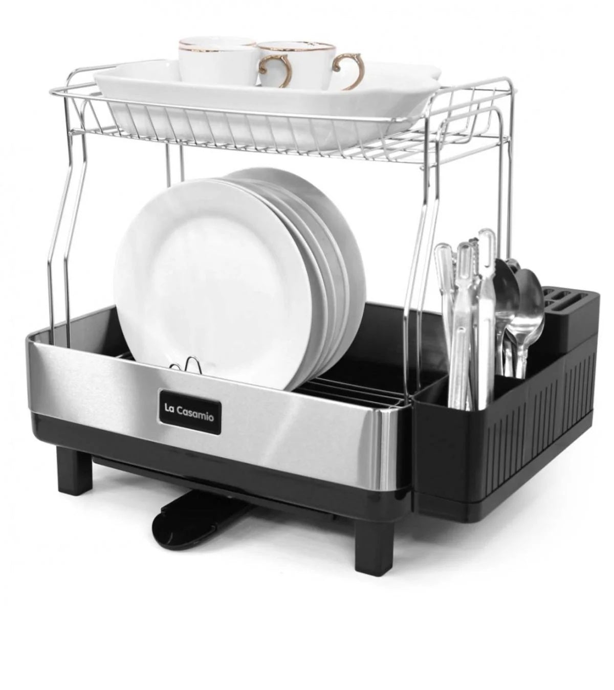 Lacasamio Stainless Steel Drain Dishrack Home Décor