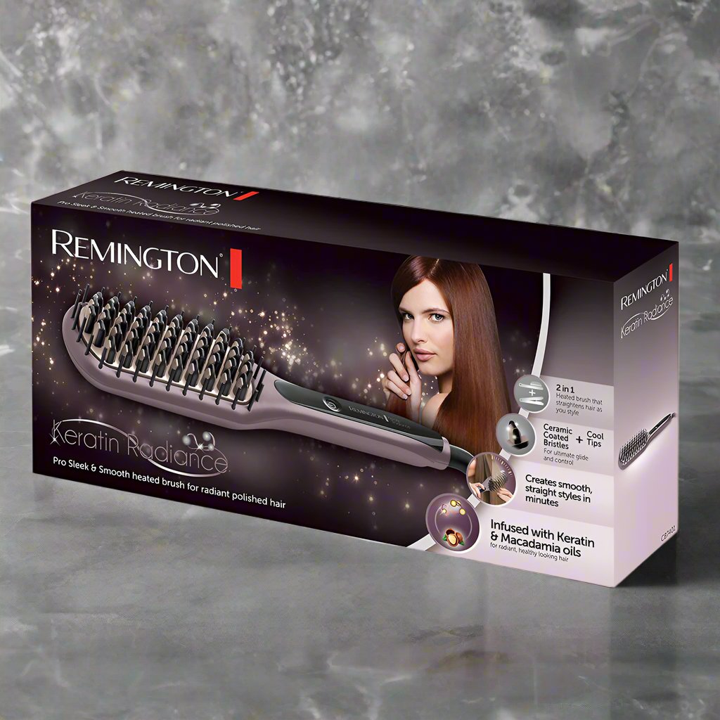 Remington Keratin Radiance Sleek And Smooth Heated Brush