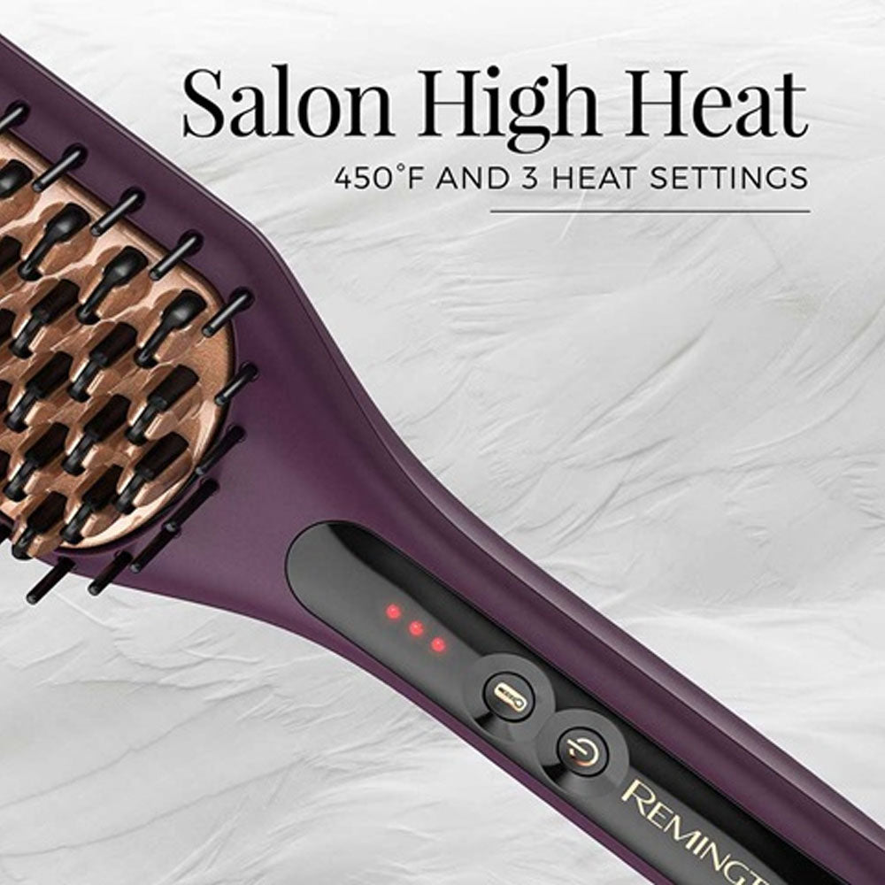 Remington Keratin Radiance Sleek And Smooth Heated Brush