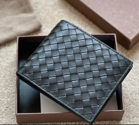 Sheepskin Woven Wallet For Men