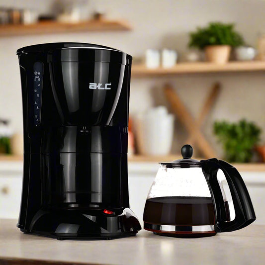 ATC Coffee Maker 1.25L 1000W - H-CM1812 - Black | Fast & Efficient Brewing