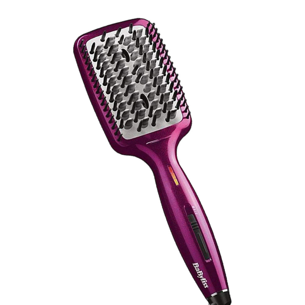 BaByliss HSB100E Ionic Hair Straightening Brush (Pink)