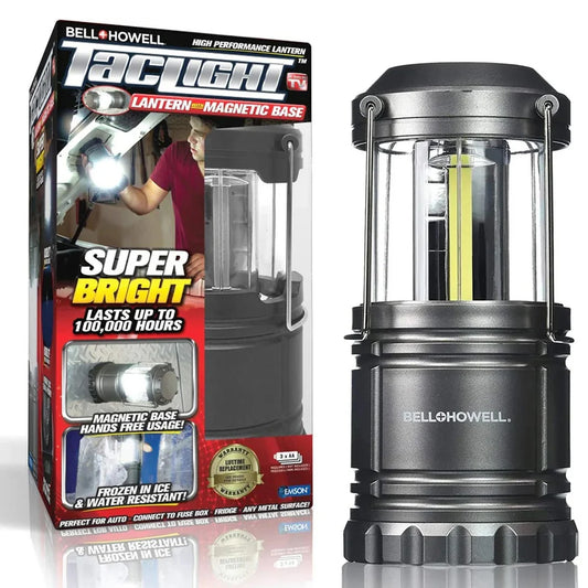 Bell+Howell Taclight Lantern with Magnetic Base – 4-in-1 LED Emergency Lantern