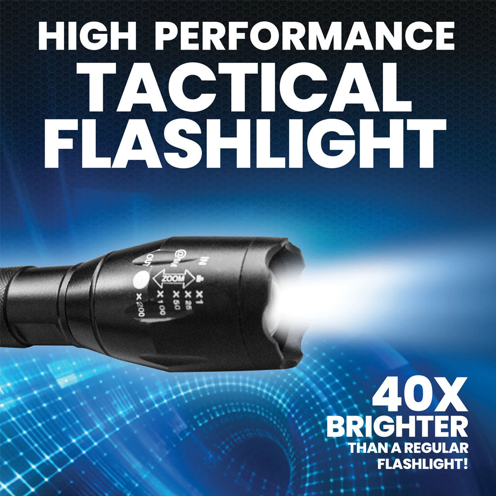 Bell + Howell Taclight 1307 High-Powered Tactical Flashlight - Ultra Bright, Durable, Water-Resistant