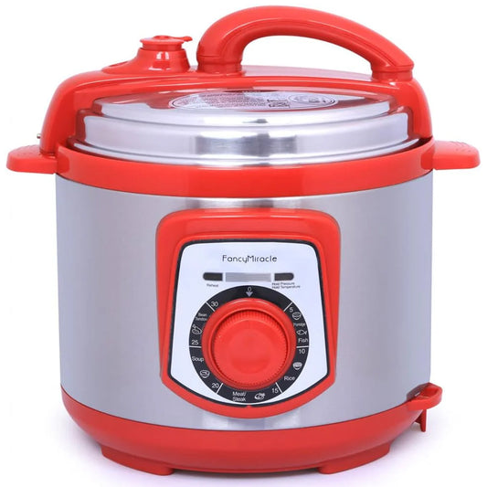 Fancy Miracle 5L Electric Pressure Cooker 13YBD50-90B - Red, Multi-Function, Energy Efficient