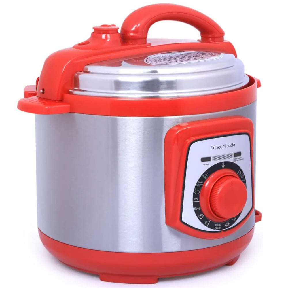 Fancy Miracle 5L Electric Pressure Cooker 13YBD50-90B - Red, Multi-Function, Energy Efficient