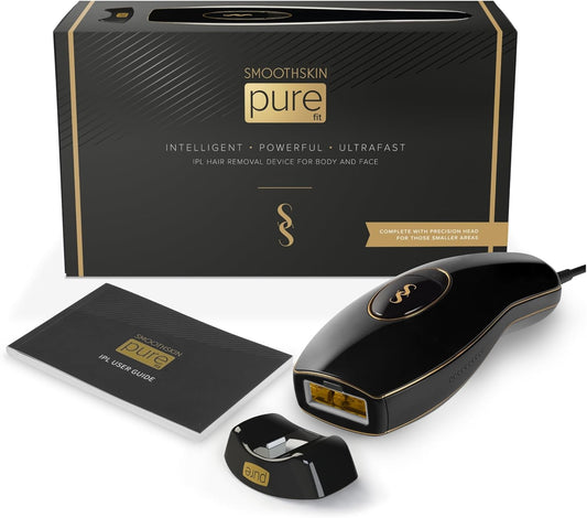 Pure Fit IPL Laser Hair Removal Device, for Body & Face, Long-Lasting, Alternative to Salon, Epilator & Bikini Shaver, with Precision Head for Small Areas