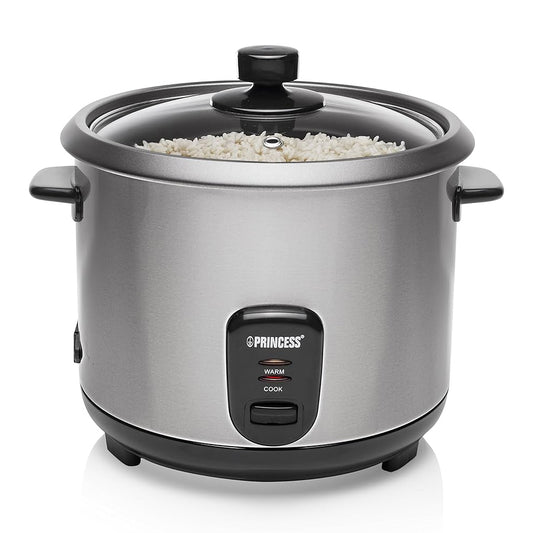 Princess 271949 Stainless Steel Rice Cooker – Versatile 1.8L Rice Cooker with Keep Warm Function