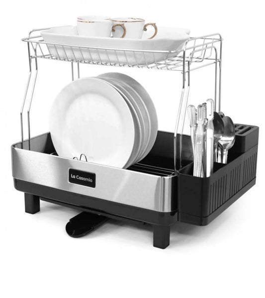 Lacasamio Stainless Steel Drain Dishrack Home Décor