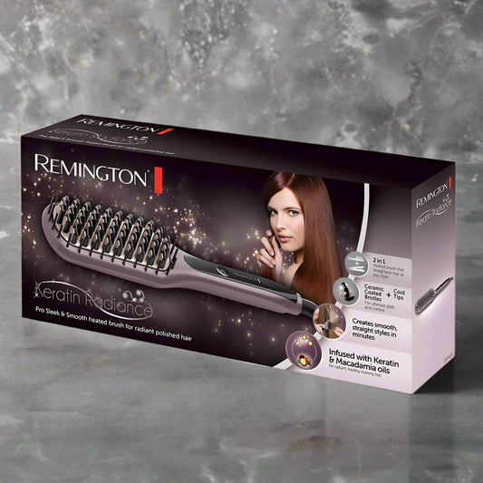 Remington Keratin Radiance Sleek And Smooth Heated Brush