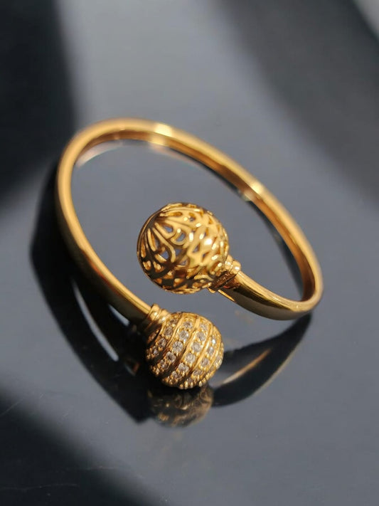 Florence Collection Italy - Amber Gold Bangle